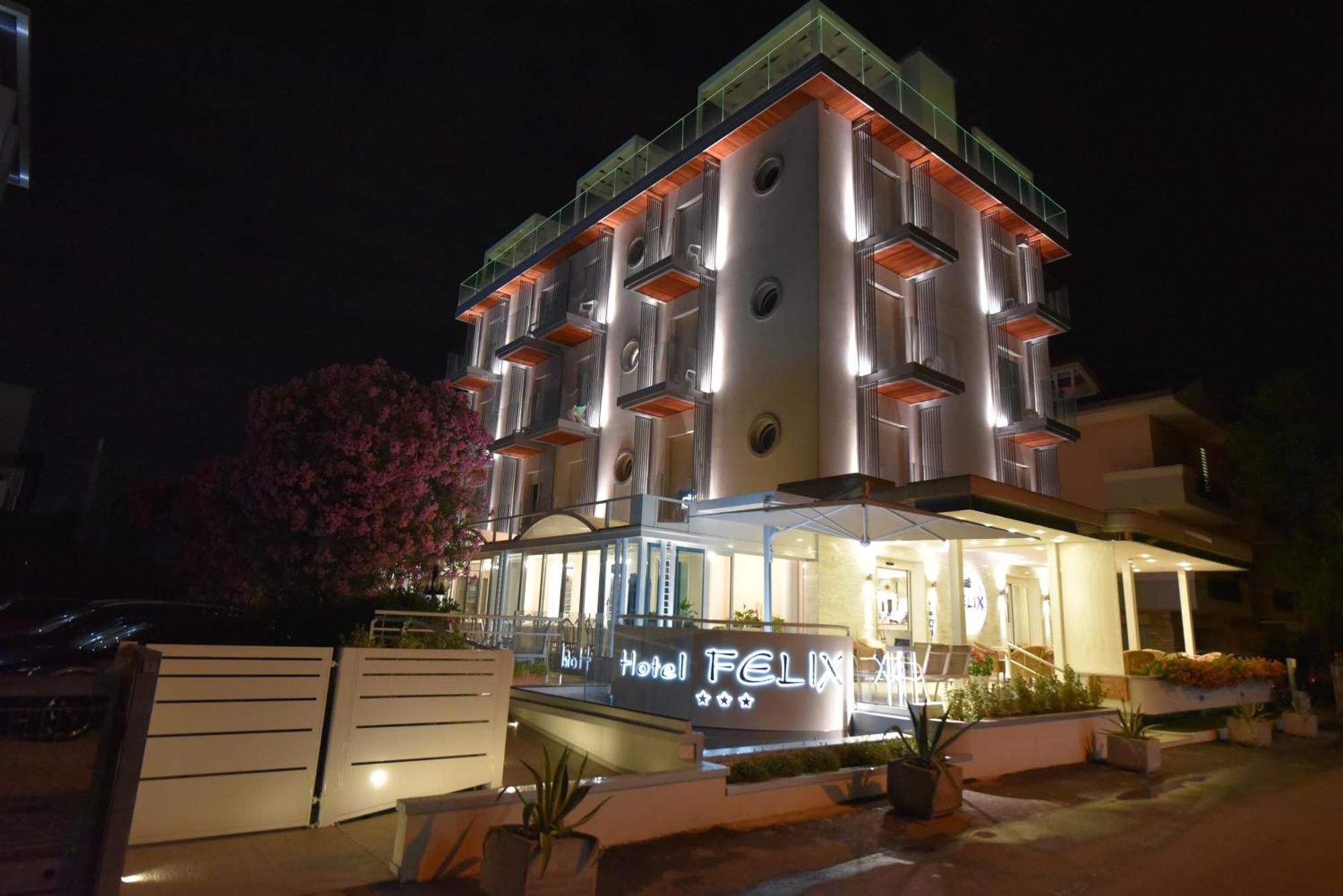 Hotel Felix Rimini Kültér fotó